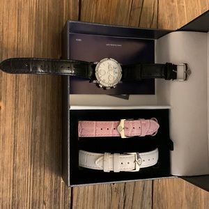 Bulova leather watch